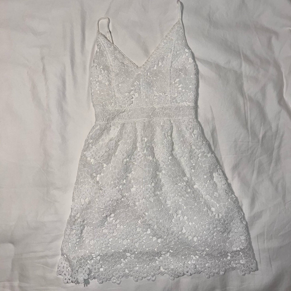 Abercrombie and Fitch White Lace Dress